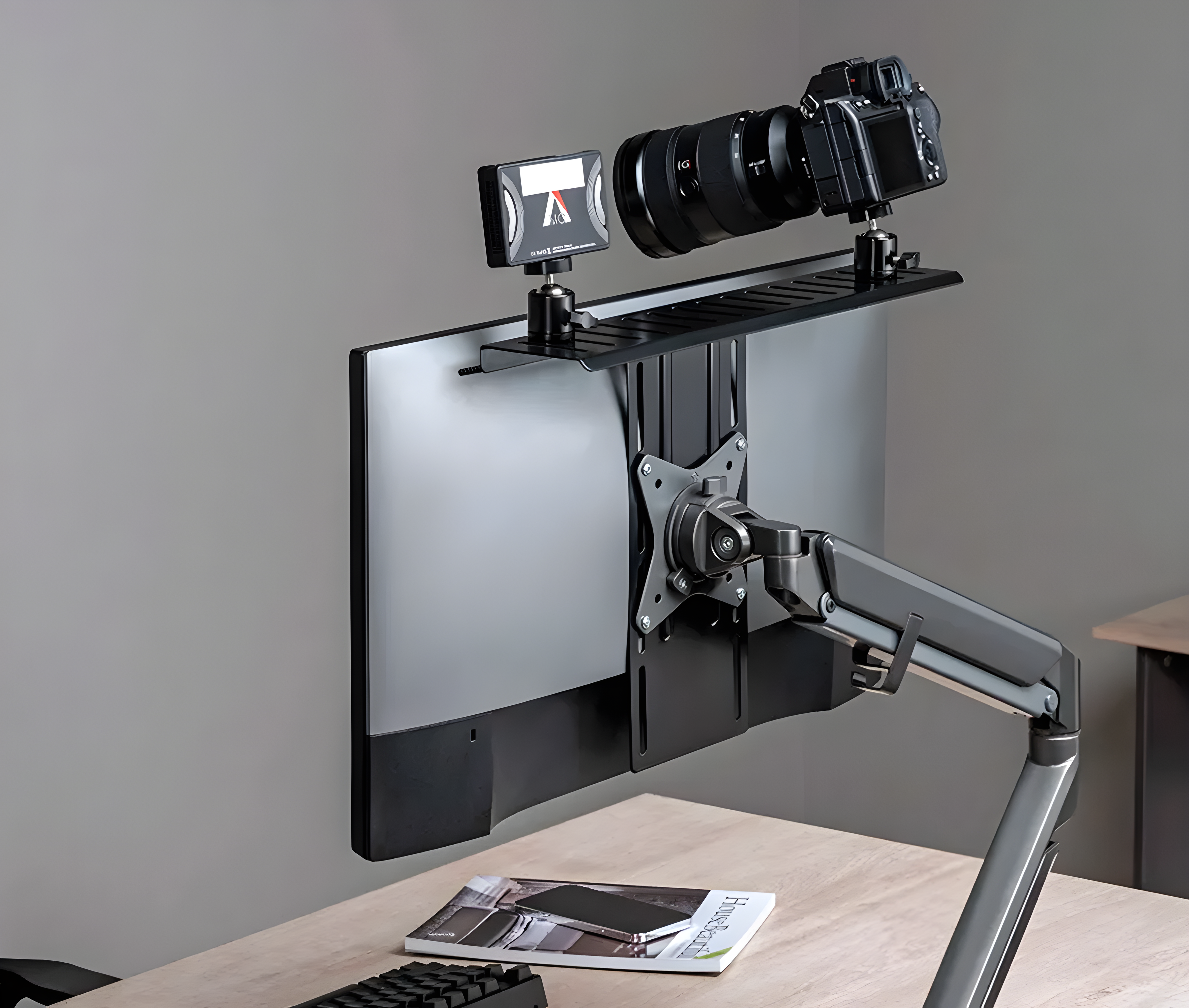 Estante de dispositivos compatible con VESA - Todo en uno