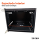 Gabinete de pared para Servidor - Modelo Desarmado / 4RU/ 31.5x28x24cm (largo, ancho y altura)