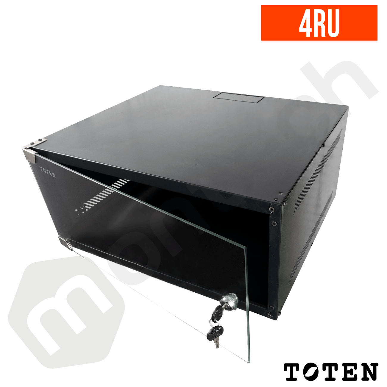 Gabinete de Pared para Servidores / 4RU / 52x44x24.5 cm (Largo, ancho y alto)