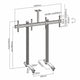 Pedestal con Ruedas Doble Pantalla 45 a 55 Pulg / Carga 50 kg / VESA Max 600x400mm