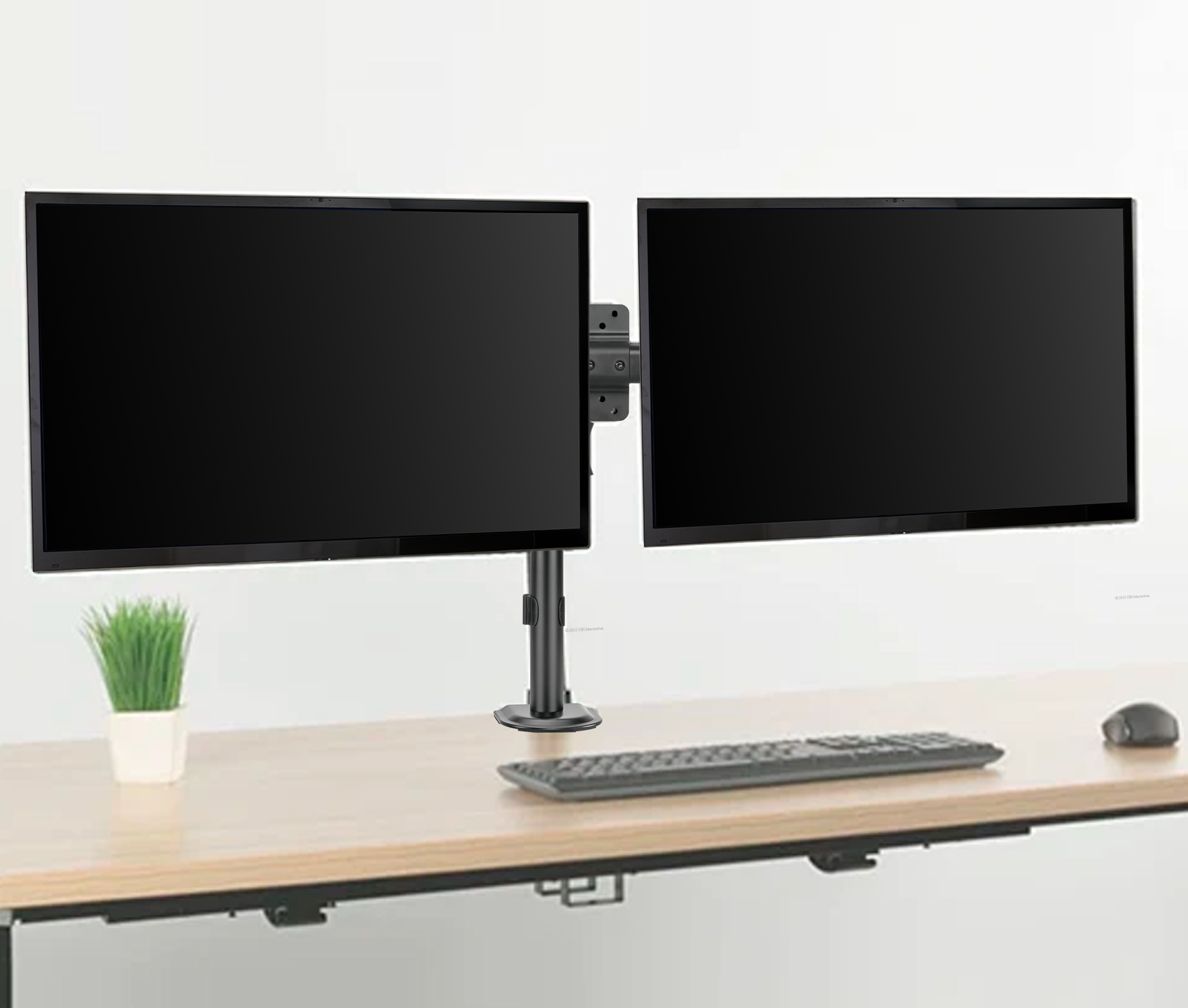 Convierte tu Rack Monitor Simple a Rack Doble Monitor 13 a 27 Pulg / Escritorio y Pared