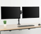 Convierte tu Rack Monitor Simple a Rack Doble Monitor 13 a 27 Pulg / Escritorio y Pared