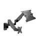 Rack Soporte Doble Brazo con Gas Spring de Pared para Monitor 17 a 27 Pulg y Laptop 10 a 15 Pulg