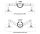 Rack Soporte Doble Brazo Corto para 2 Monitores 17 a 32 Pulg /  Puertos USB 3.0 / Diseño Premium