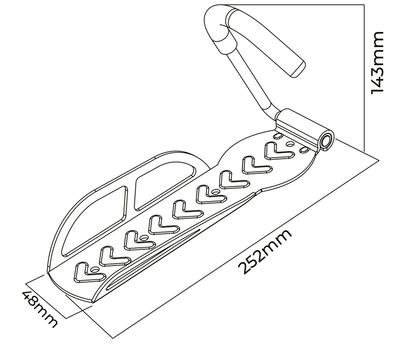 Rack Pesado Tipo Gancho Para Fijar Bicicleta En Pared