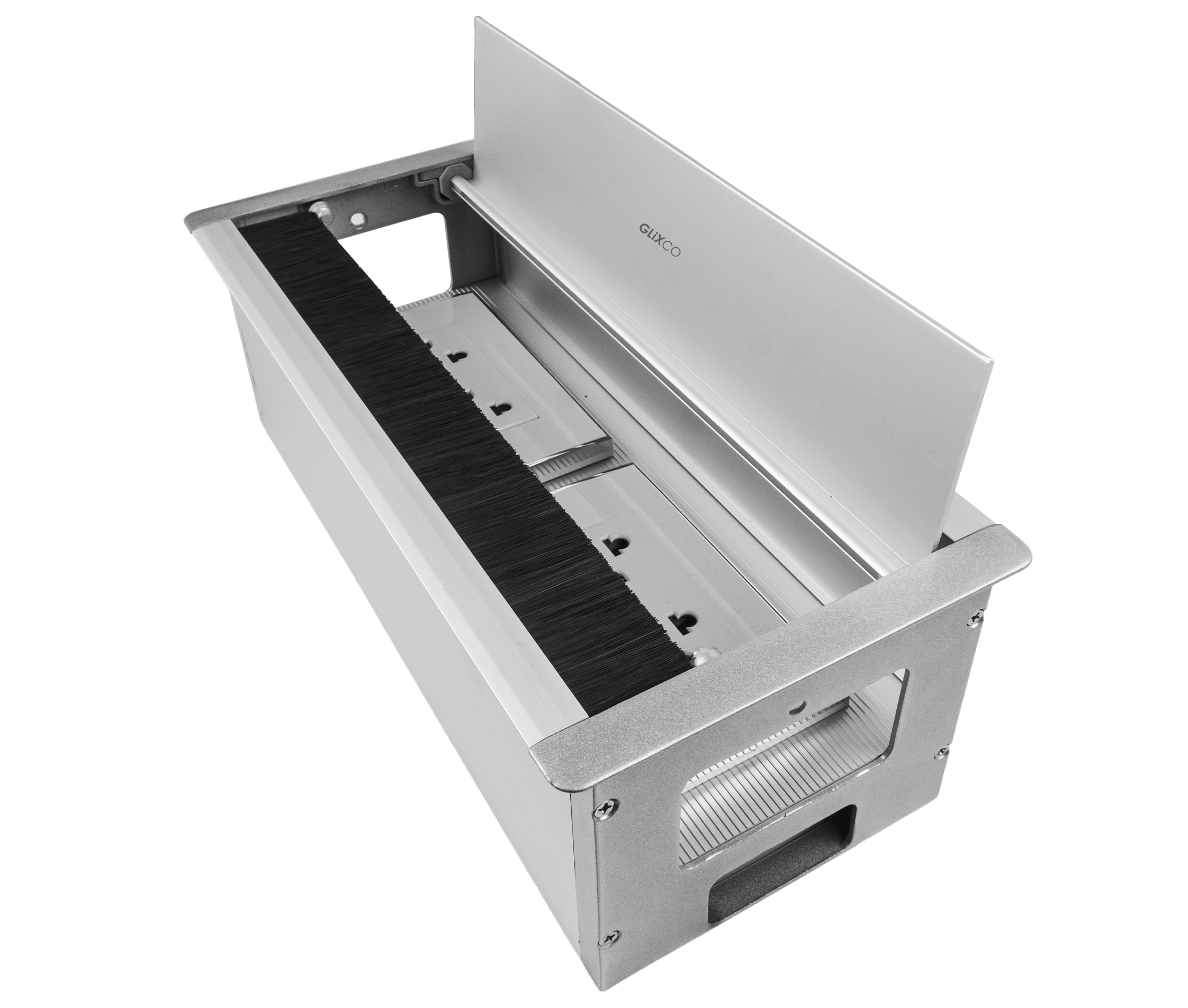 Caja de Conexion doble con Tapa cables de Aluminio (Largo. 30 x Anch. 13.6 cm)