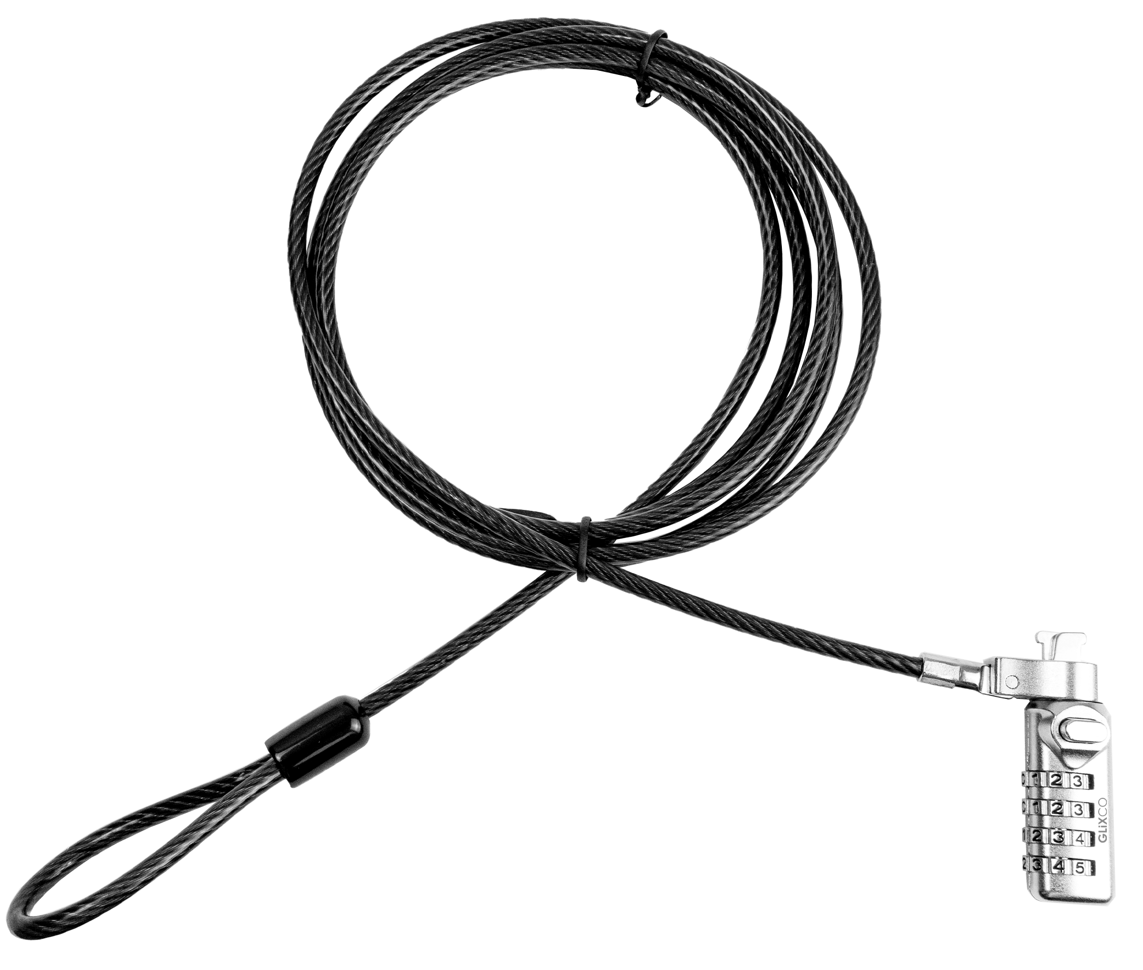 Cable de Seguridad para Laptop con Clave 4 dígitos / 2 Mt / Ranura Nano