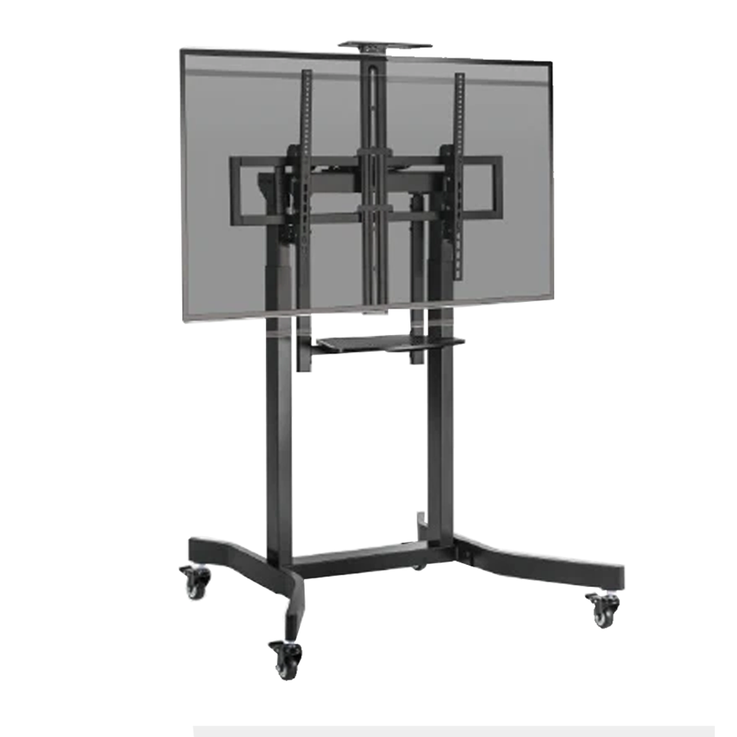Pedestal Eléctrico Motorizado con Ruedas para TV 55 a 100 Pulg / VESA Max 1500x600mm / Carga 120 kg