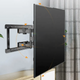 Rack Giratorio con Doble Brazo Articulado Pantalla interactiva TV 65 a 120 Pulg / Carga 120 kg / VESA Max 1000x600mm