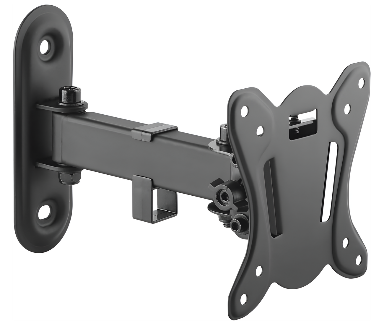Rack Soporte Giratorio de Pared para TV y Monitor 13 a 27 Pulg / Brazo Corto 20 cm / Carga 25 kg