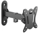 Rack Soporte Giratorio de Pared para TV y Monitor 13 a 27 Pulg / Brazo Corto 20 cm / Carga 25 kg