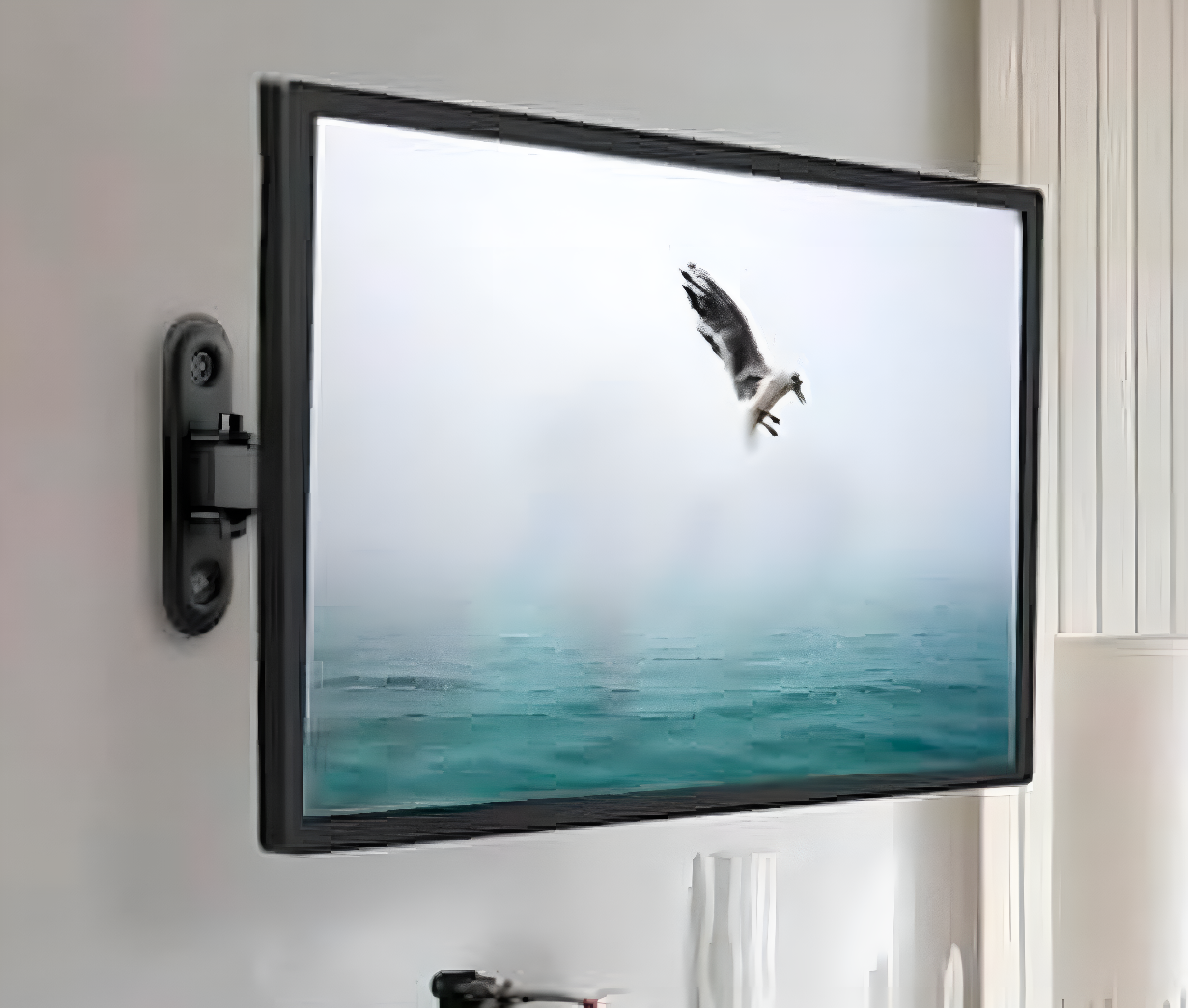 Rack Soporte Giratorio de Pared para TV y Monitor 13 a 27 Pulg / Brazo Corto 20 cm / Carga 25 kg
