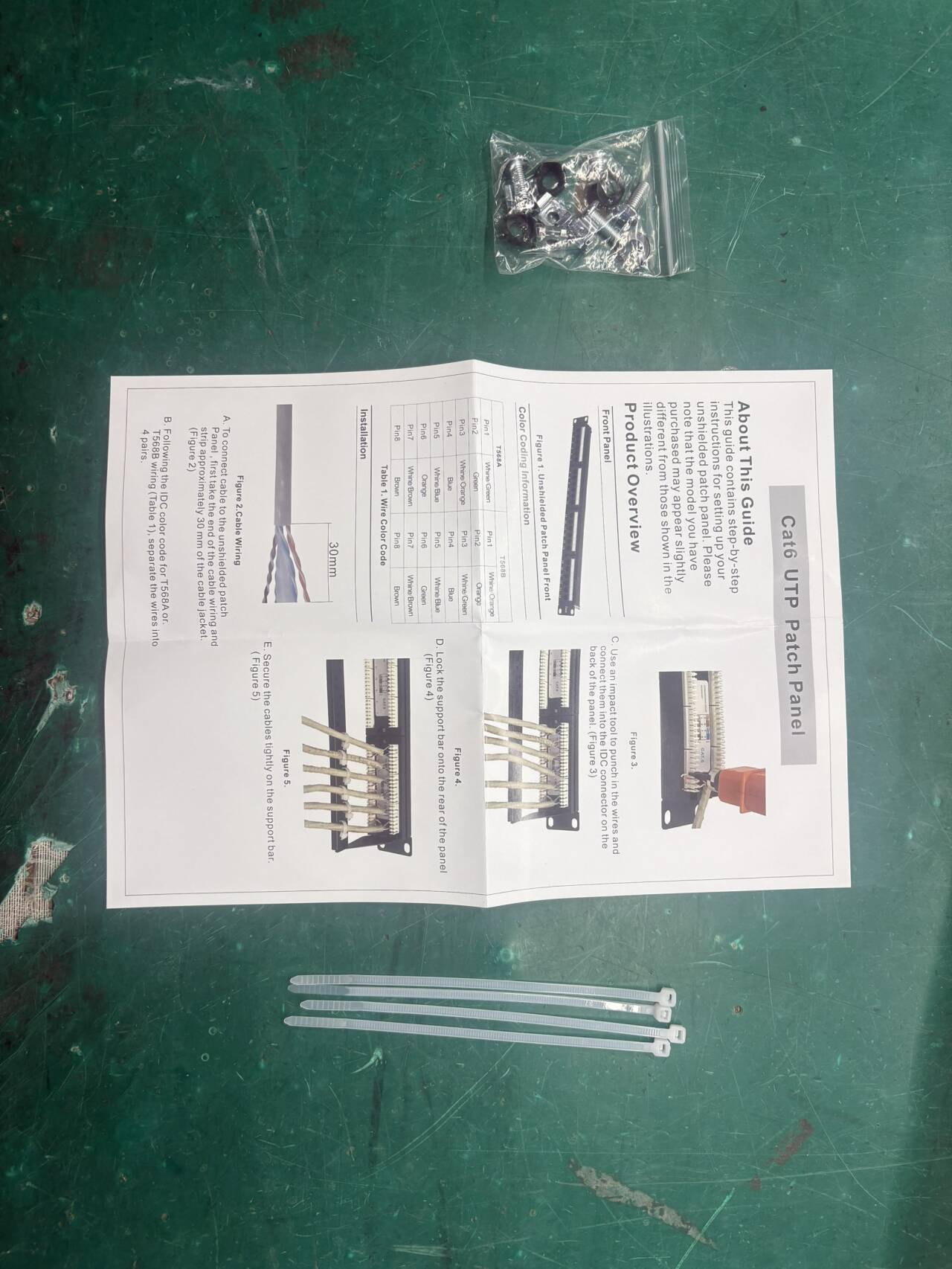 PATCH PANEL DE 24 PUERTOS RJ-45 CAT 6