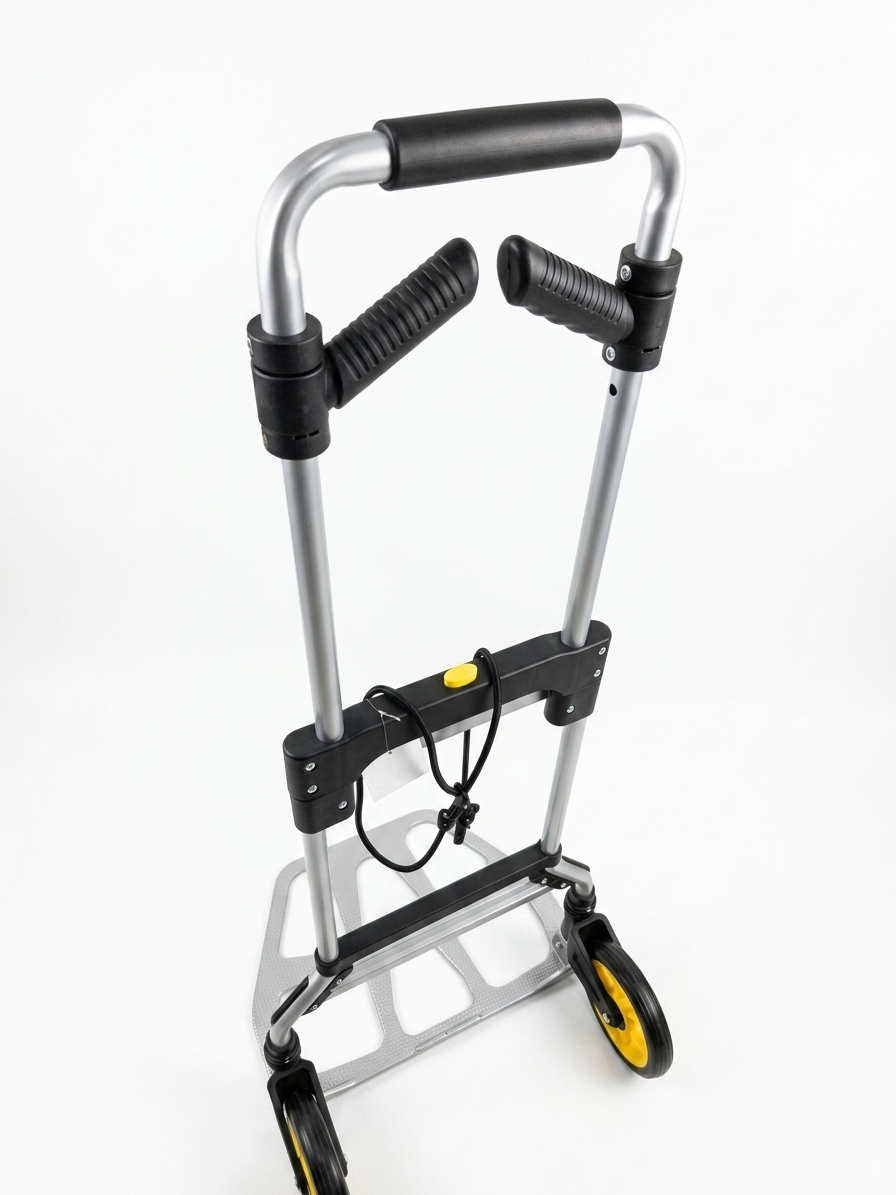 Coche Carreta Plegable de Aluminio- Carga 120 Kg - Ideal para transportarlo en la maletera del auto