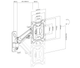 Rack con Gas Spring para TV y Monitor 32 a 43 pulg / VESA Max 200x200mm / Carga 23 kg