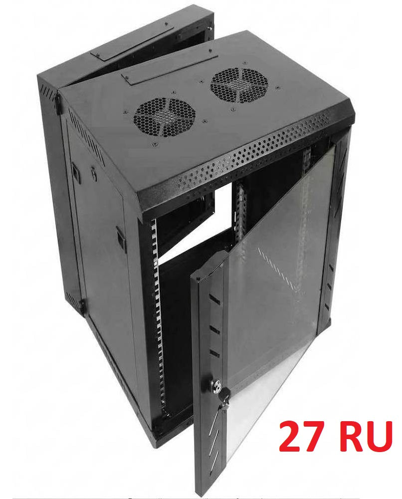 GABINETE DE PARED ABATIBLE 27RU / 60 x 55 cm (Anch x Prof) / PUERTA FRONTAL VIDRIO