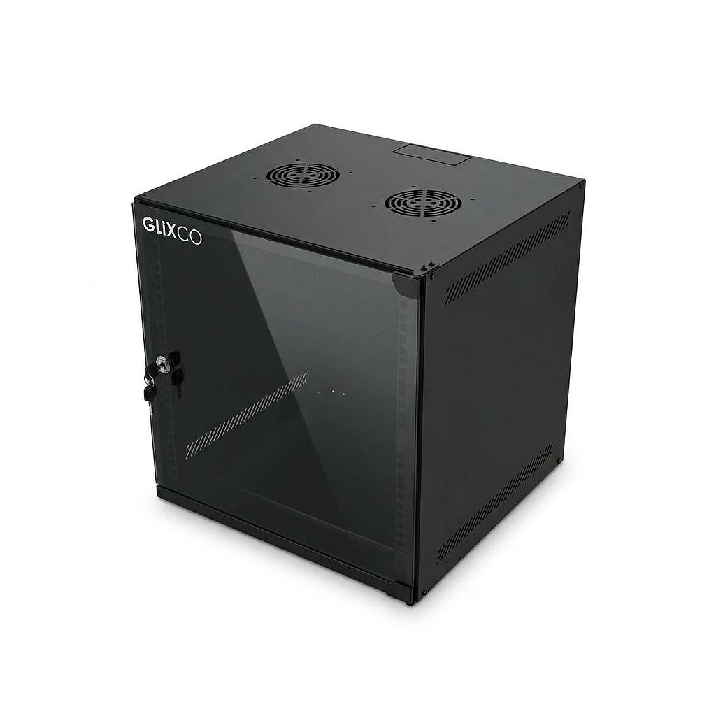 GABINETE DE PARED FIJO 9RU / 52x45 cm (Anch x Prof) / PUERTA FRONTAL VIDRIO