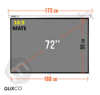Ecran Manual Gris Mate 72 Pulg (16:9) 160 x 90 cm / MATE