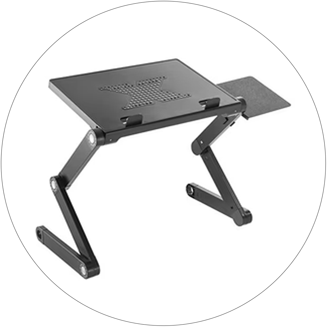 HFTEK Supporto da tavolo per monitor TV per schermi da 13 a 27 pollici - VESA 75/100 (HF28DB