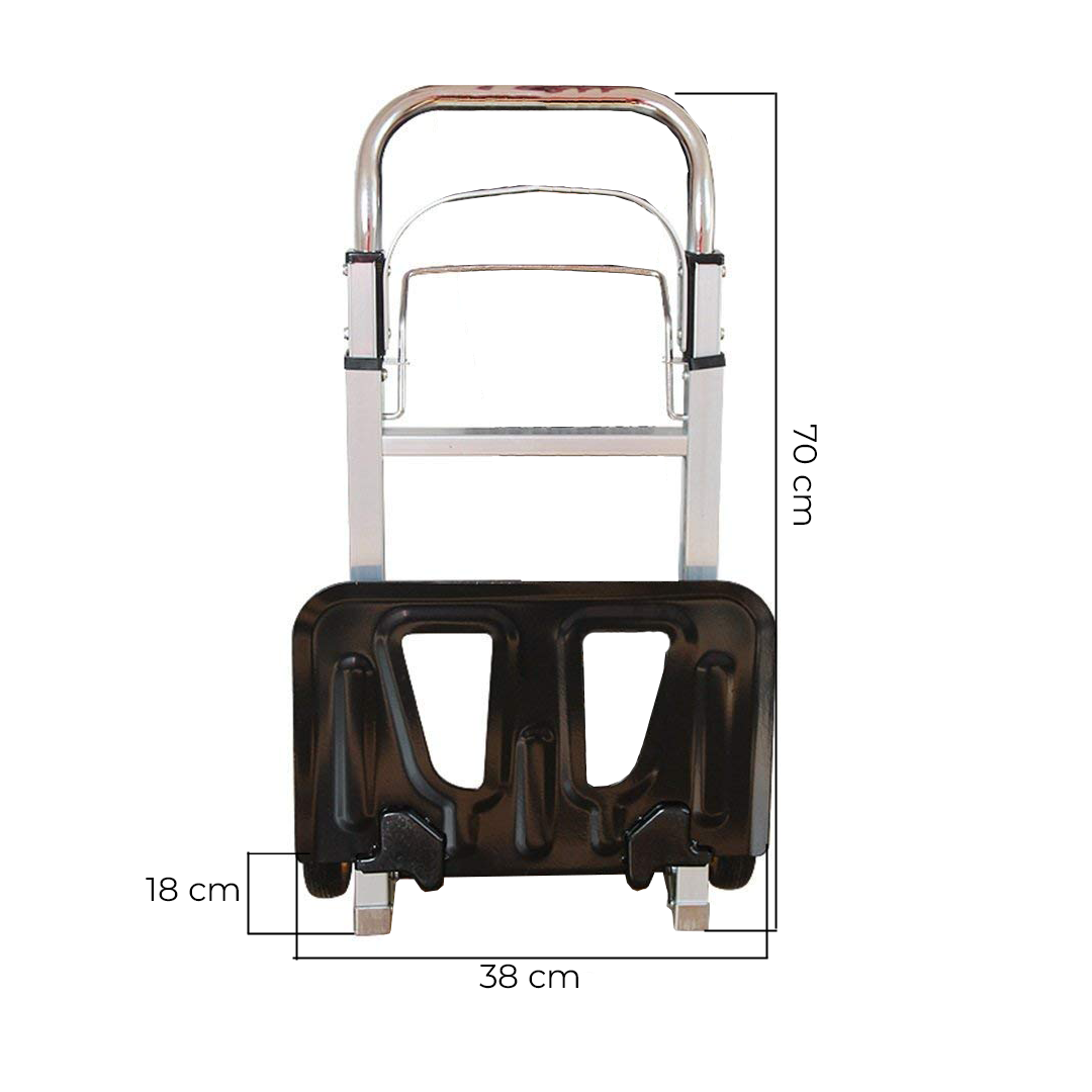 Coche carreta Plegable de Aluminio- Carga 90 Kg