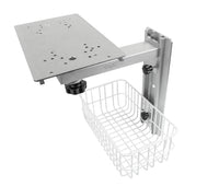 Soporte de Pared Brazo con Canasta para Monitor Medico Multiparametro / Altura regulable