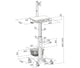 Carro Médico Multialmacén y Soporte para Monitor 17 a 27 Pulg