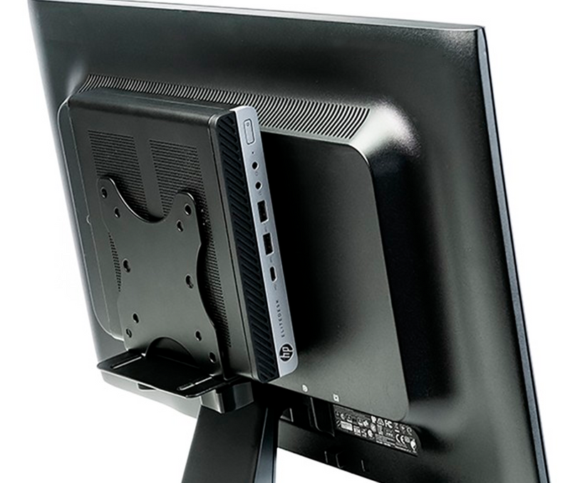Soporte Universal para Mini PC/ CPU - Fijación Debajo de Escritorio, Poste Tubular y Rack