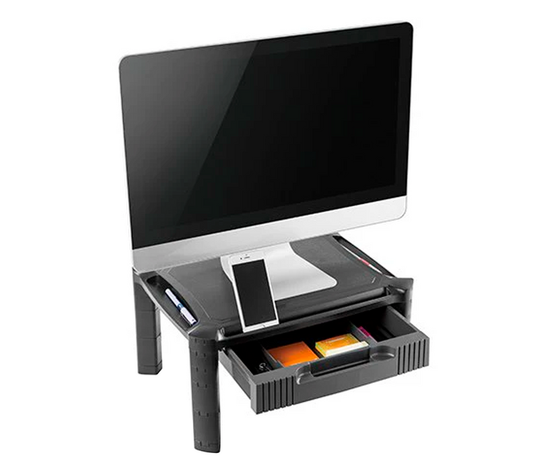 Mesa de Elevacion para Monitor 13 a 32 Pulg con cajón extraíble / Altura 23 cm