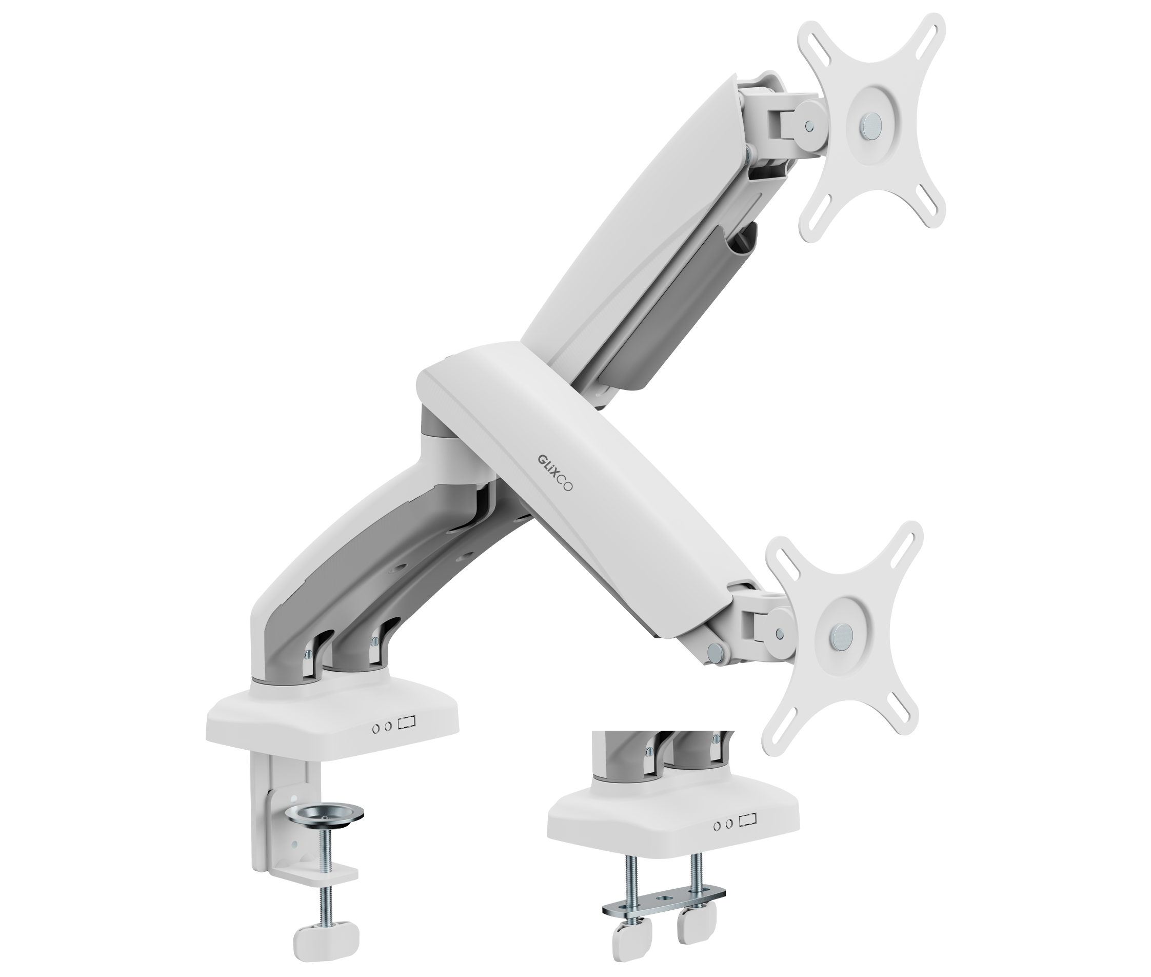 Rack Soporte Doble Brazo de Escritorio 2 Monitores 17 a 32 Pulg