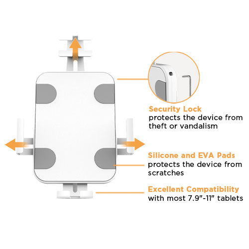 Soporte de Pared Universal Antirrobo para Tablets 7,9