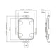 Soporte de Pared Universal Antirrobo para Tablets 7,9