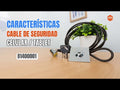 Cable de Seguridad para Celular / Tablet / Incluye Placa adhesiva y Llave codificada