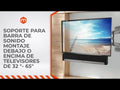 Soporte para Barra de Sonido Montaje Debajo o Encima de Televisores de 32 