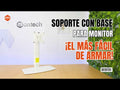Rack Soporte con Base para Monitor 17 a 27 Pulg