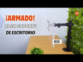 Rack Soporte de Escritorio para 1 Monitor 17 a 32 Pulg