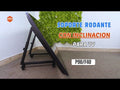 Soporte Rodante con Inclinación en Piso TV 32 a 70 Pulg / VESA Min 200x200mm & Max 400x400mm / Carga 75Kg