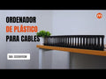 Ordenador de Cables de Plástico con Tapa 1U para Servidores