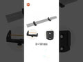 Rack Soporte de Pared para Barra de Sonido y Parlante - Regulable 9cm a 15cm (PAR)
