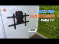 Rack Fijo con Rotacion Vertical y Horizontal para TV 37 a 75 Pulg / Rotación 90° / VESA Max 600x400mm / Carga 50 kg