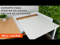 Soporte para Montar Secadora encima de Lavadora con Cajón Extraíble - 60x60cm