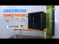 Gabinete Pivotable Abatible de Pared para Servidores / 12 RU / 60x54x64 cm (Largo, ancho y altura)
