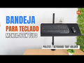 Bandeja para Teclado con Montaje en Tubo Poste