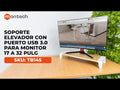 Soporte Elevador con Puerto USB 3.0 para Monitor 17 a 32 Pulg