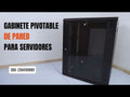 Gabinete Pivotable Abatible de Pared para Servidores / 15 RU / 60x54x77 cm (Largo, ancho y alto)