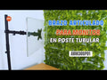 Brazo articulado para Monitor 13 a 32 pulg para montaje en poste Tubular Diámetro 3.5 cm