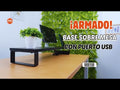 Base Sobre Mesa con Puerto USB para Monitor 13-32 Pulg