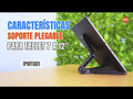 Soporte Plegable para Tablet 7 a 12 Pulg / Diseño portatil para uso en escritorio, avión, cocina, mesa