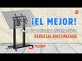 Pedestal Eléctrico Motorizado con Ruedas para TV Pantalla Interactiva 52 a 84 Pulg / VESA Max 900x600mm / Carga 100 kg