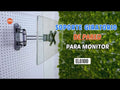 Rack Soporte Giratorio de Pared para Monitor 13 a 27 Pulg