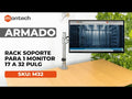 Rack Soporte de Escritorio para 1 Monitor 17 a 32 Pulg